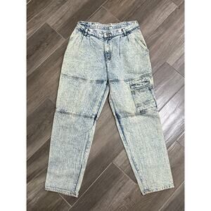 Vintage 80s 90s Acid Wash LEE High-Waist Men's Jeans